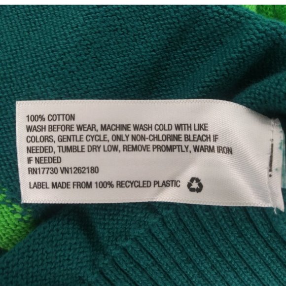 Cat and Jack Green Dinosaur (Dino) Sweater - Picture 4 of 4